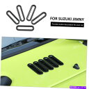エンジンカバー カーボンファイバーエクステリアエンジンフードインレットエアベントトリムカバースズキジミー19+ Carbon Fiber Exterior Engine Hood Inlet Air Vent Trim Cover For Suzuki Jimny 19+