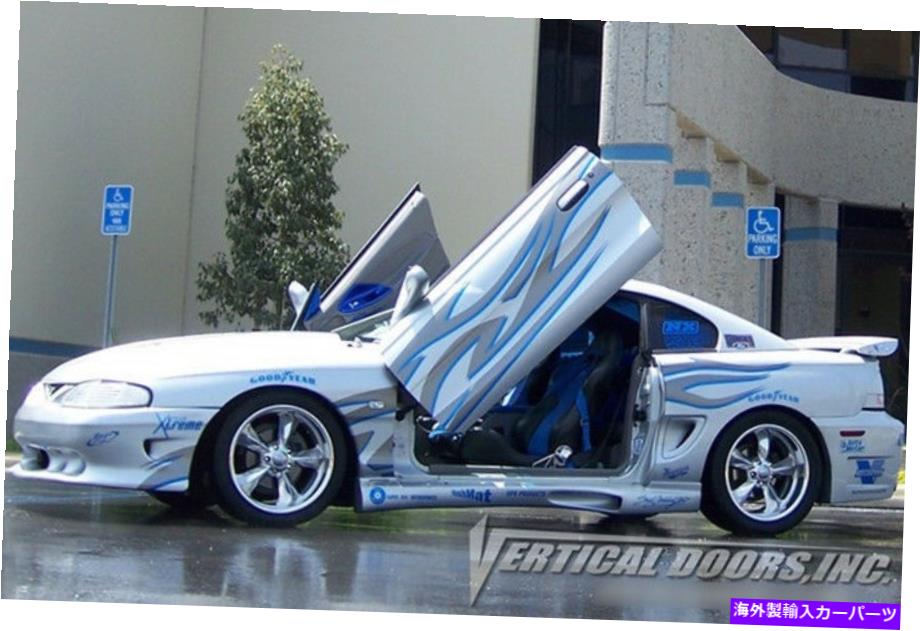 ガルウィング Ford Mustang 94-98用のVertical Doors Inc.ボルトオンランボキット Vertical Doors Inc. Bolt-On Lambo Kit for Ford Mustang 94-98【並行輸入品】