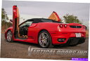 ガルウィング 垂直ドア - フェラーリF430 2004-09 -VDCFE4300409用の垂直ランボドアキット Vertical Doors - Verti...