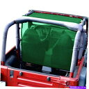 幌 ジープラングラー97-06スタインジャガーテディトラックスターグリーントップソーラースクリーン For Jeep Wrangler 97-06 Steinjager Teddy Truckster Green Top Solar Screen