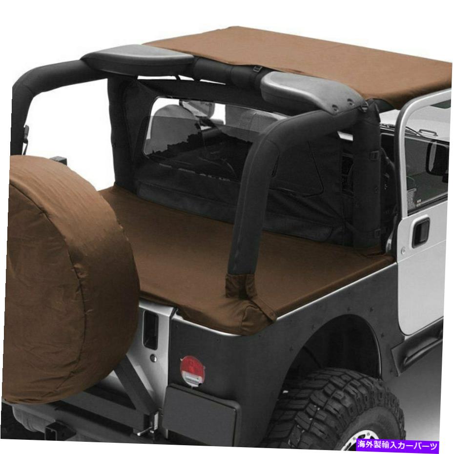  Jeep Wrangler 1997-2006 Smittybilt 93317ȥХåѥǥ˥ӥ˥ȥå For Jeep Wrangler 1997-2006 Smittybilt 93317 Outback Spice Denim Bikini Top