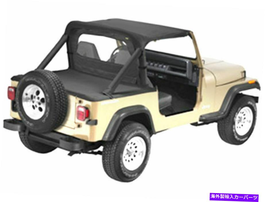 幌 1987年から1991年のジープラングラーソフトトップ1989 1988 1990-舗装終了 For 1987-1991 Jeep Wrangler Soft Top 1989 1988 1990 - Pavement Ends