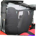 幌 Jeep Wrangler 1987-2006 VDP 508005ブラックナイロンメッシュウィンドストッパー For Jeep Wrangler 1987-2006 VDP 508005 Black Nylon Mesh Windstopper