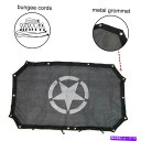 幌 ソフトトップスカールーフメッシュサンシェードジープラングラーJK JKU 2/4ドアのためのネットスター Soft Tops Car Roof Mesh Sunshade Net Star For Jeep Wrangler JK JKU 2/4 Door