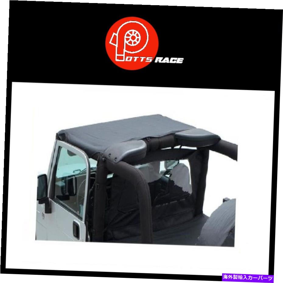 幌 Smittybilt 93335標準トップダイヤモンドブラックフィット97-06ジープTJ Smittybilt 93335 Standard Top Diamond Black Fits 97-06 Jeep TJ