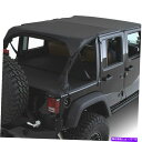 幌 Jeep Wrangler JK 2018 Smittybilt 94635アウトバックブラックダイヤモンドビキニトップ For Jeep Wrangler JK 2018 Smittybilt 94635 Outback Black Diamond Bikini Top