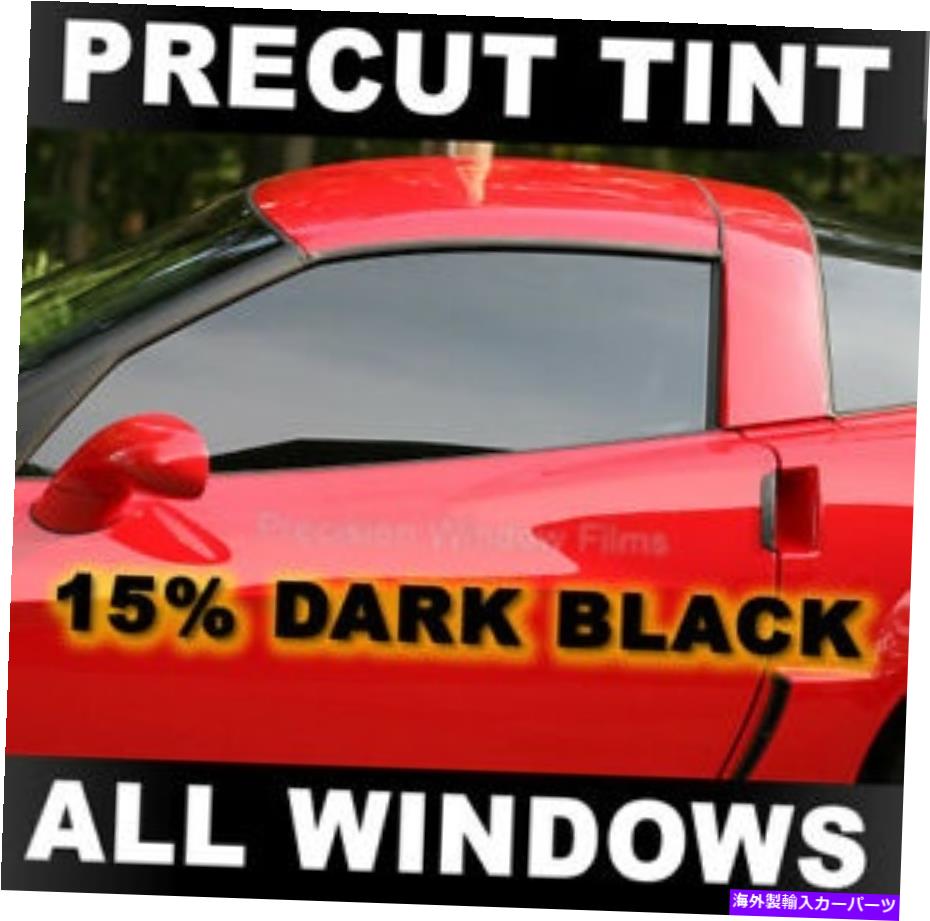  ޥĥmiataեȥȥå98-02 -dark֥å15VLTȥեΥץ쥫åȥɥ PreCut Window Tint for Mazda Miata Soft Top 98-02 -Dark Black 15% VLT Auto Film