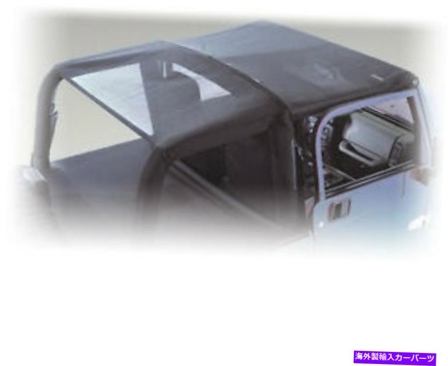 幌 ジープラングラーJKのメッシュロールバートップ2007-2009 2ドア13579.01頑丈な尾根 Mesh Rollbar Top for Jeep Wrangler JK 2007-2009 2 Door 13579.01 Rugged Ridge