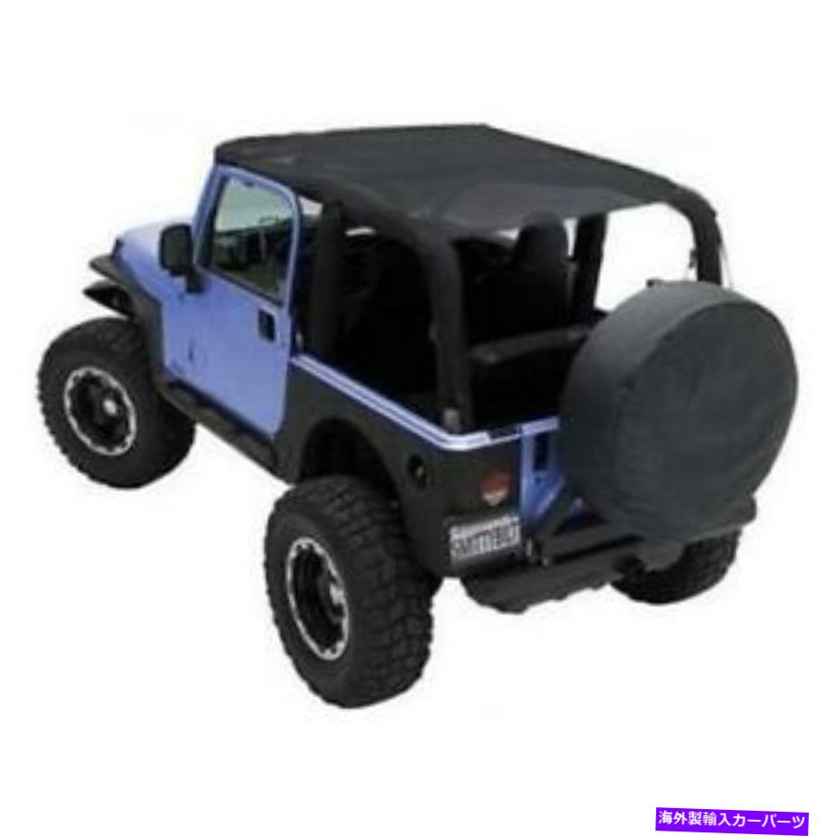  åĥեȥȥå07-09󥰥顼JK 2Υ֥åߥȥӥ Mesh Extended Soft Top 07-09 Wrangler JK 2 DR Black Smittlybilt