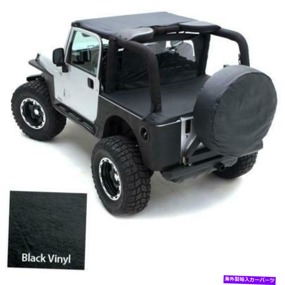  ɸॽեȥȥå55-75CJ5M38A1ӥˡ֥åߥƥӥ Standard Soft Top 55-75 Jeep CJ5, M38A1 Vinyl Black Smittybilt