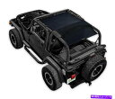 幌 Jeep TJ用のSpiderWebshadeメッシュビキニトップブラック。 SWS-SHDTOP-01-TJ-BLK SpiderWebShade Mesh Bikini Top-Black, for Jeep TJ; SWS-SHDTOP-01-TJ-BLK