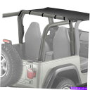 幌 Jeep Wrangler 03-06 Bestop Headerビキニサファリスタイルブラックダイヤモンドソフトトップ For Jeep Wrangler 03-06 Bestop Header Bikini Safari Style Black Diamond Soft Top