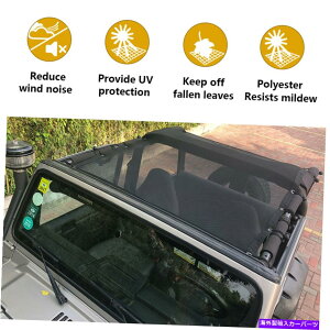  ӥ˥ȥåץ󥷥ɥå奫С1997ǯ2006ǯΥץ󥰥顼TJΥեȥȥåץUV Bikini Top Sunshade Mesh Cover Soft Top Anti-UV For 1997-2006 Jeep Wrangler TJ