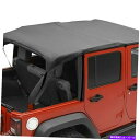 幌 Jeep Wrangler JK 18 Bestop Headerビキニサファリスタイルブラックダイヤモンドソフトトップ For Jeep Wrangler JK 18 Bestop Header Bikini Safari Style Black Diamond Soft Top