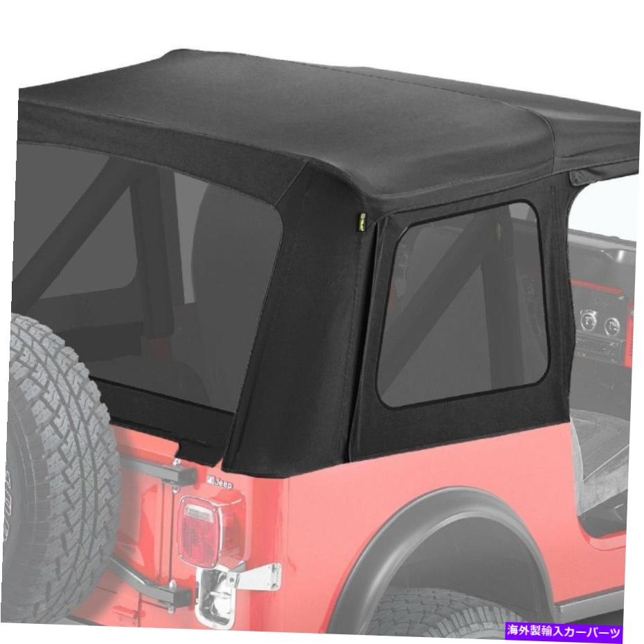  Bestop 55799-15 76-95󥰥顼CJ7 YJΥѡȥåץ֥åǥ˥򴹥 Bestop 55799-15 Supertop Black Denim Replacement Skin for 76-95 Wrangler CJ7 YJ