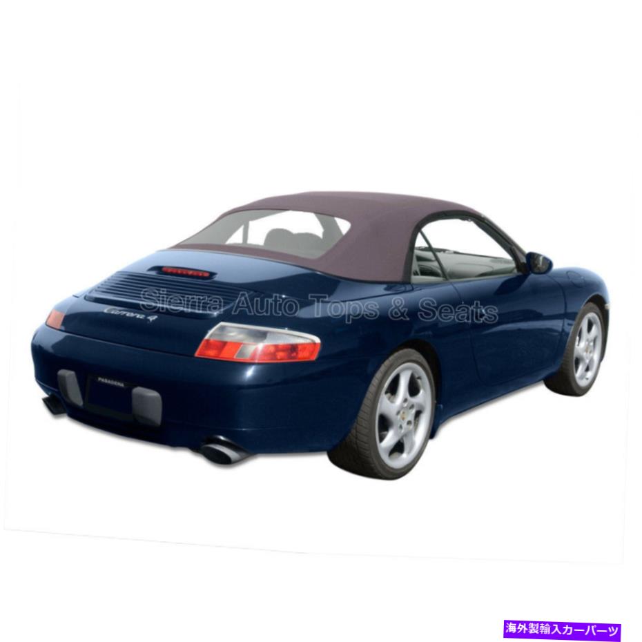 幌 ポルシェ911コンバーチブルトップ99-01、スペースグレードイツA5、ジッパープラスチック窓 Porsche ..