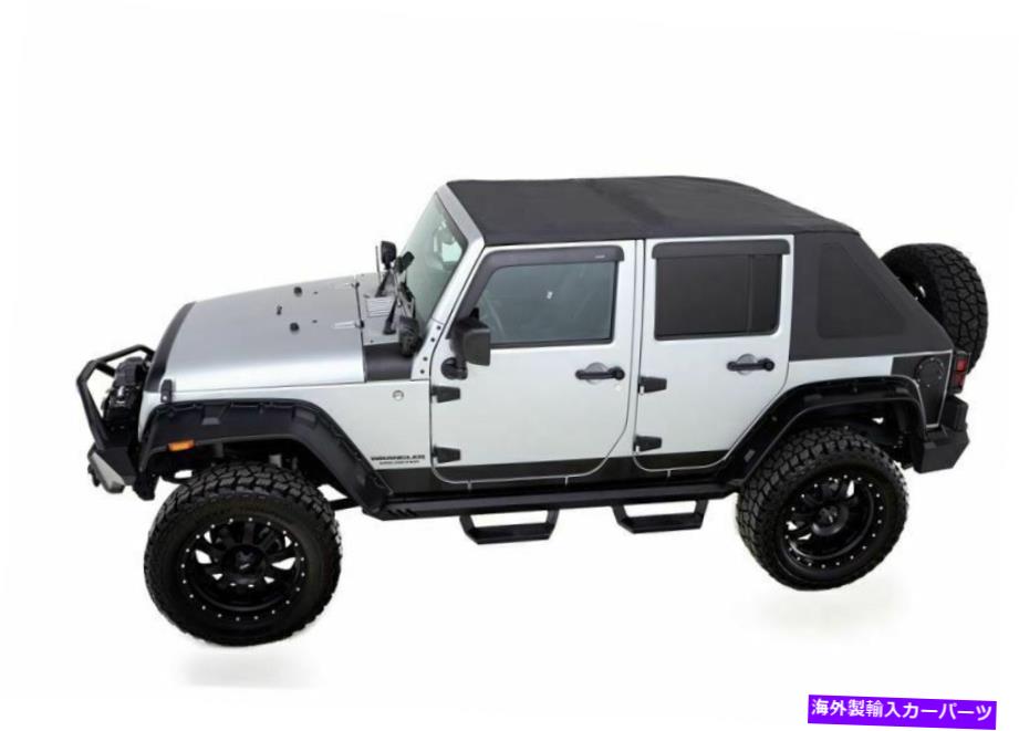 幌 Rampage 2007-2018 Jeep Wrangler（JK）Trailview Fastback -Black Diamond -139935 Rampage 2007-2018 Jeep Wrangler(JK) Trailview Fastback - Black Diamond - 139935