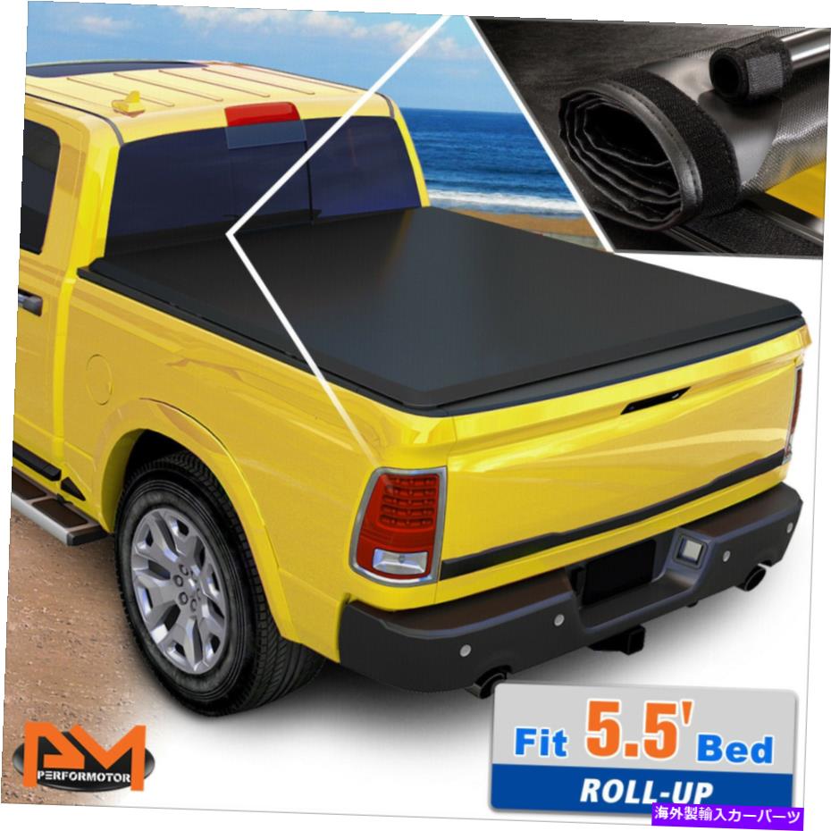  15-20եF150ԥåå5.5եȥ硼ȥ٥åѤΥӥˡ륽եȥȥåץ륢åץȥΡС Vinyl Soft Top Roll-up Tonneau Cover for 15-20 Ford F150 Pickup 5.5ft Short Bed