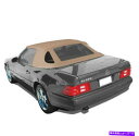 幌 メルセデスR129 SLコンバーチブルソフトトップ1990-2002タンステイファーストキャンバスクロスハーツ Mercedes R129 SL Convertible Soft Top 1990-2002 TAN Stayfast Canvas Cloth HAARTZ