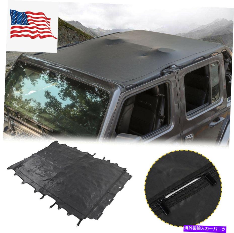  2018-2020Υ֥åեȥȥåץӥ˥ȥåץץ󥰥顼JL Unlimited4-Door M Car Black Soft Top Bikini Top For 2018-2020 Jeep Wrangler JL Unlimited 4-Door M