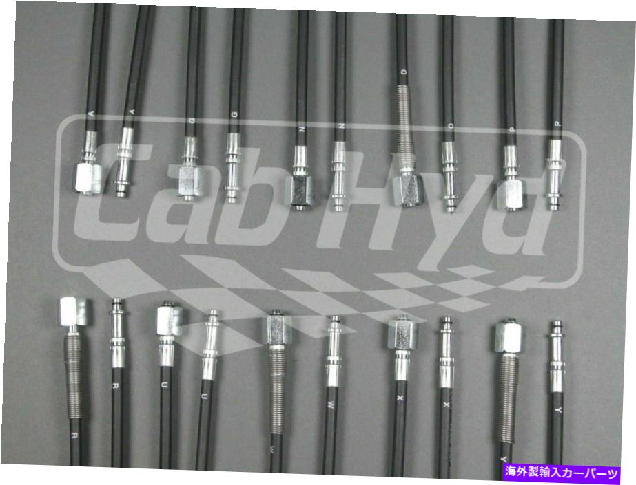 幌 1998-2003 Saab 9-3コンバーチブルトップ油圧10ピースホース/ラインセット 1998-2003 Saab 9-3 Conv..