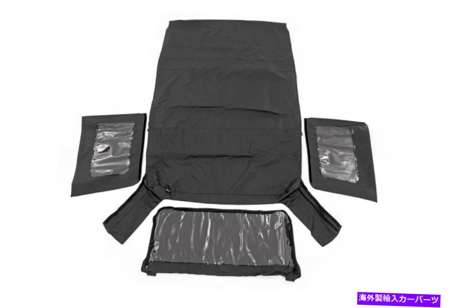 幌 ジープ交換用のラフカントリーソフトトップ|ブラック07-09 JKラングラー4ドア Rough Country For Jeep Replacement Soft Top | Black 07-09 JK Wrangler 4 Door