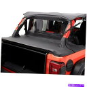 幌 ジープラングラー18-22ヘッダービキニサファリケーブルスタイルブラックダイヤモンドソフトトップ For Jeep Wrangler 18-22 Header Bikini Safari Cable Style Black Diamond Soft Top