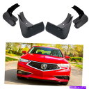 マッドガード 1セットカーマッドフラップスプラッシュガードマッドガードフェンダーフィット2015-2020 ACURA TLX 1Set Car Mud Flaps Splash Guards Mudguard Fender fit for 2015-2020 Acura TLX