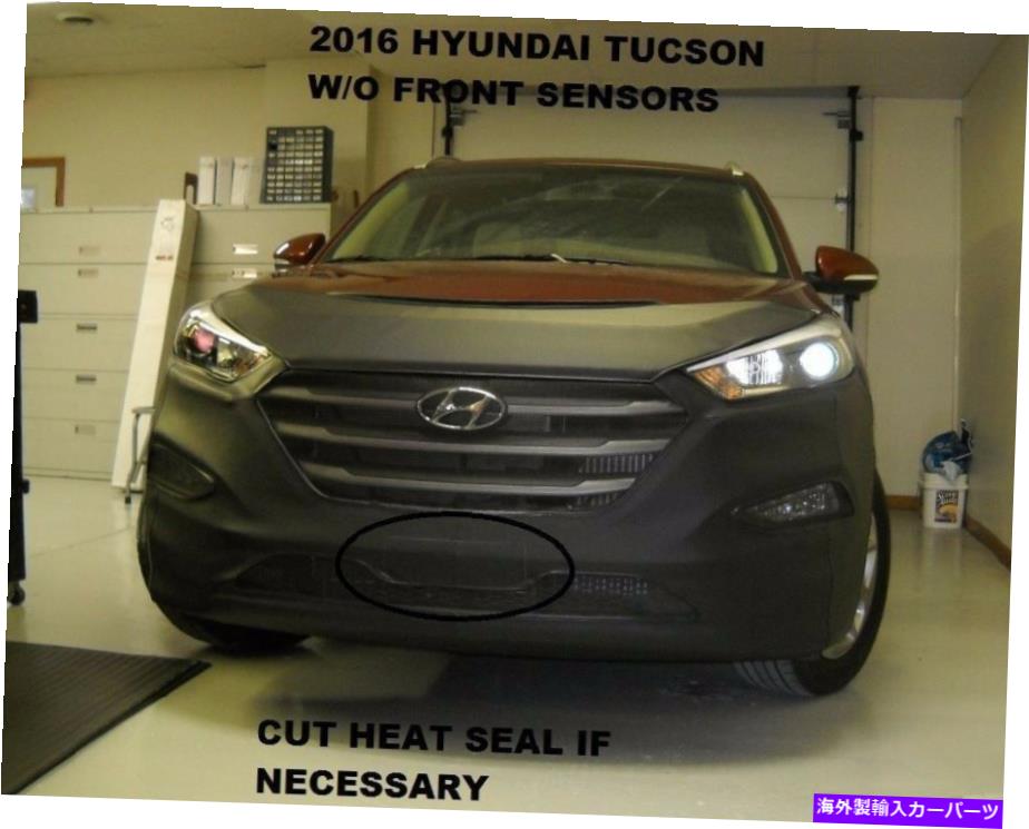 ޥ֥ ֥եȥɥޥС֥եå2016-2019եȥ󥵡դҥġ Lebra Front End Mask Cover Bra Fits 2016-2019 Hyundai Tucson W/O Front Sensors