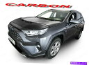 マスクブラ カーボンルックフードブラジャーフィットトヨタラブ4rav 4 xa50 2018年ノーズフロントエンドマスク CARBON LOOK HOOD BRA fits Toyota RAV4 RAV 4 XA50 since 2018 NOSE FRONT END MASK
