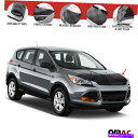 マスクブラ フロントハーフチェッカーフードカバーマスクボンネットブラのフォードエスケープ2013-2017 Front Half Chequered Hood Cover Mask Bonnet Bra For Ford Escape 2013-2017