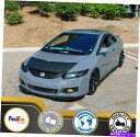 マスクブラ カーボンネットマスクフードブラブフィットホンダシビッククーペ06 07 08 09 2010 2011 Car Bonnet Mask Hood Bra Fits Honda Civic Coupe 06 07 08 09 2010 2011
