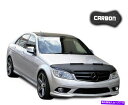 マスクブラ フードブラブメルセデスベンツW204カーボンカーボンネットマスクカバーフロントエンドストーン新しい新しい Hood Bra Mercedes Benz W204 CARBON Car Bonnet Mask Cover Front End Stone NEW