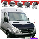 マスクブラ ダッジメルセデススプリンターW906 2007-2018フードカバーマスクブラックビニールボンネット Fits Dodge Mercedes Sprinter W906 2007-2018 Hood Cover Mask Black Vinyl Bonnet