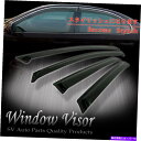 ウィンドウバイザー フィット1999-2005 BMW 325i 328i 330i E46セダンウィンドウバイザーベント風雨デフレクター Fit 1999-2005 BMW 325i 328i 330i E46 Sedan window visor vent wind rain deflector