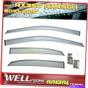 ウィンドウバイザー wellvisors rain Sun Deflectors for Lexus RX350 RX450H 10-15ウィンドウバイザーChrome Wellvisors Rain Sun Deflectors For Lexus RX350 RX450h 10-15 Window Visor Chrome