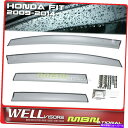 ウィンドウバイザー Wellvisors Rain Sun Wind Deflector for Honda Fit 09-14ウィンドウバイザー Wellvisors Rain Sun Wind Deflectors For Honda Fit 09-14 Window Visors(2)