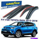 ウィンドウバイザー サンレインバイザー2013-2018の風雨の警備員トヨタラブ4シャタープルーフ Sun Rain Visors Wind Rain Guards for 2013-2018 Toyota RAV4 SHATTERPROOF(2)