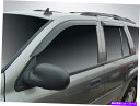 ウィンドウバイザー 2006年から2009年のシボレートレイルブレイザーSSのテープオンベントバイザー Tape-On Vent Visors for 2006 - 2009 Chevy Trailblazer SS(2)