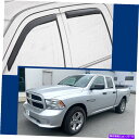ウィンドウバイザー 2009-2018 RAM 1500クアッドキャブのチャネル風力排出器ウィンドウバイザー In-Channel Wind Deflector...