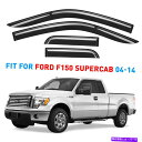 ウィンドウバイザー サンレインバイザー2004-2014フォードF150拡張タクシー Sun Rain Visors Wind Rain Guards for ...