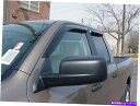 ウィンドウバイザー 2009-2018 Dodge Ram Quad Cab Wind Deflectors Tape -on 2009 - 2018 Dodg...