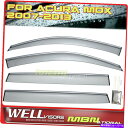 EBhEoCU[ Wellvisors Rain Sun Wind Deflector for Acura MDX 07-13 Window Vidors Chrome Wellvisors Rain Sun Wind Deflectors For Acura MDX 07-13 Window Visors Chrome