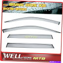 ウィンドウバイザー BMW 2019-2022 G05 X5のWellVisorsブラックトリムサイドウィンドウバイザー WellVisors Black Trim Side Window Visors For BMW 2019-2022 G05 X5(2)