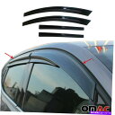 ウィンドウバイザー ウィンドウバイザーベントサンシェードレインガード4PCSフィットVWゴルフMK3 1991-1998 Window Visor Vent Sun Shade Rain Guard 4pcs Fits VW Golf MK3 1991-1998(2)
