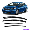 ウィンドウバイザー JSP Rain Guard Kia Forte 2014-18 Car Window Deflector Vent Visor Auto Ventshade JSP Rain Guard Kia Forte 2014-18 Car Window Deflector Vent Visor Auto Ventshade(2)