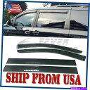 ウィンドウバイザー 2008-2018 Dodge Grand Caravan Smoke Window Vidor Sun Vent Guard Shade ...