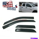 ウィンドウバイザー 2009-2017 Dodge Ram 1500クアッドキャブ7mの米国窓バイザーサンレインベントシールド US Window Visor ...