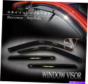 ウィンドウバイザー Fit 2010-2014 Toyota Prius XW30 Tint Window Visor Shade Vent Wind Rain Deflector Fit 2010-2014 Toyota Prius XW30 tint window visor shade vent wind rain deflector(2)