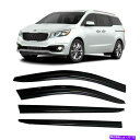 ウィンドウバイザー JSP Kia Sedona 2015-20 Rain Guard Car Windoct Deflector Vent Vidor Aut...